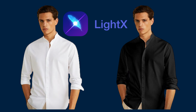 Cara Mengubah Warna Baju Menjadi Hitam Di Android Melalui LightX
