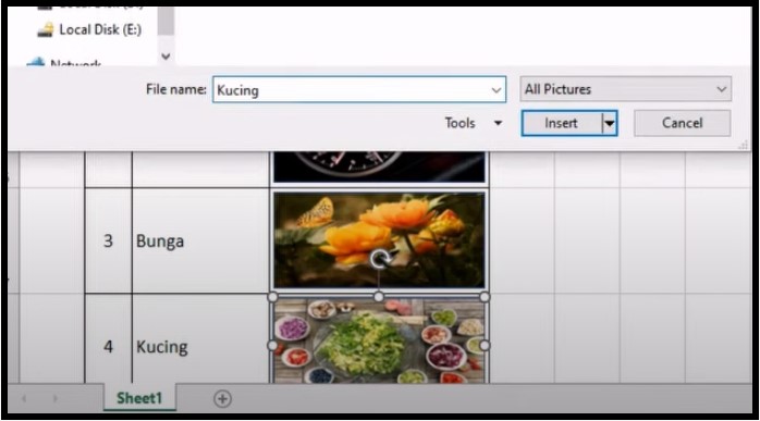 Membuat Daftar Gambar Dan Tabel Otomatis Via Microsoft Excell