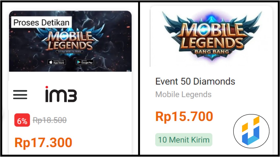 Top Up Diamond Mobile Legends dengan Pulsa Indosat di Itemku