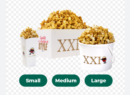 Harga Popcorn Xxi2