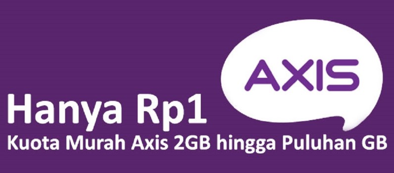 Kuota Gratis Axis 2 GB Rp.1