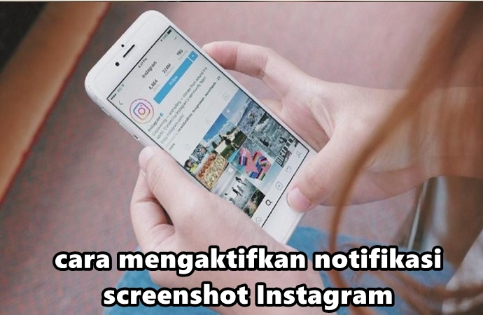 cara mengaktifkan notifikasi screenshot Instagram