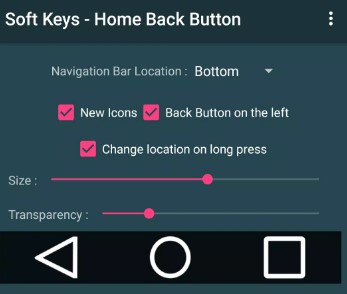 Soft Keys – Home Back Button